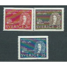 Suecia - Correo 1963 Yvert 507/9 ** Mnh G.du Rietz