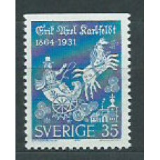 Suecia - Correo 1964 Yvert 514a ** Mnh  Erik Axel poeta
