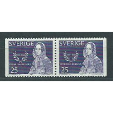 Suecia - Correo 1965 Yvert 527b ** Mnh  Fredika Bremer