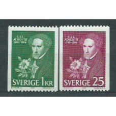 Suecia - Correo 1966 Yvert 544/5 * Mh Carl Jonas Love