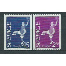 Suecia - Correo 1967 Yvert 554/5 ** Mnh Deportes hambol