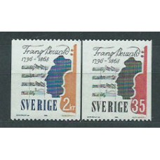 Suecia - Correo 1968 Yvert 584/5 ** Mnh Música