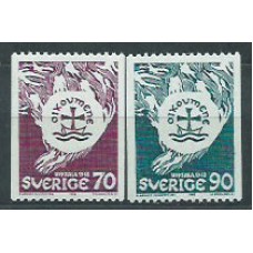 Suecia - Correo 1968 Yvert 595/6 * Mh