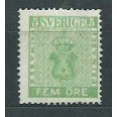 Suecia - Correo 1858-70 Yvert 6 * Mh Escudos