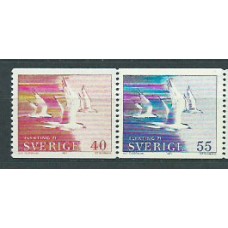 Suecia - Correo 1971 Yvert 685/6 ** Mnh Fauna aves