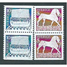 Suecia - Correo 1973 Yvert 778/9e ** Mnh Esculturas