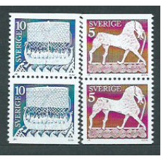 Suecia - Correo 1973 Yvert 778/9e ** Mnh Esculturas