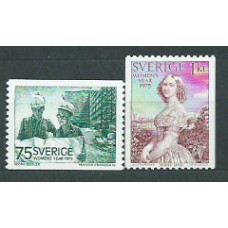 Suecia - Correo 1975 Yvert 871/2 ** Mnh Año de la mujer