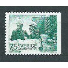 Suecia - Correo 1975 Yvert 871a ** Mnh Año de la mujer