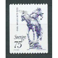 Suecia - Correo 1975 Yvert 886 ** Mnh Escultura