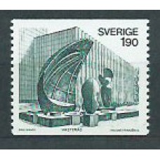 Suecia - Correo 1976 Yvert 916 ** Mnh Escultura