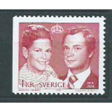 Suecia - Correo 1976 Yvert 925a ** Mnh Boda real