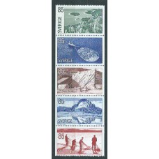 Suecia - Correo 1976 Yvert 927/31 ** Mnh