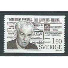 Suecia - Correo 1976 Yvert 933 ** Mnh Periodista