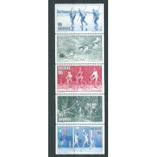 Suecia - Correo 1977 Yvert 957/61 ** Mnh Deportes