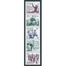 Suecia - Correo 1978 Yvert 999/1003 ** Mnh