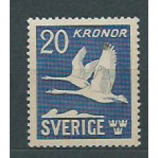 Suecia - Aereo Yvert 7 (*) Mng Fauna aves