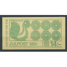 Suecia - Carnet 1981 Yvert 1158 ** Mnh Navidad
