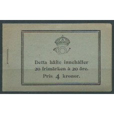Suecia - Carnet 1920-24 Yvert 131 ** Mnh Rey Gustavo V