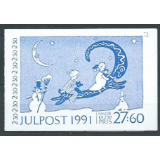 Suecia - Carnet 1991 Yvert 1677 ** Mnh Navidad