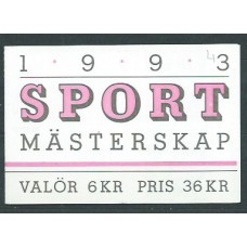 Suecia - Carnet 1993 Yvert 1743 ** Mnh Deportes