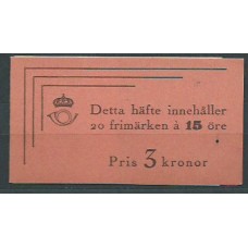 Suecia - Carnet 1939-42 Yvert 261c ** Mnh