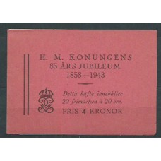 Suecia - Carnet 1943 Yvert 298a ** Mnh Rey Gustavo V
