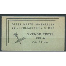 Suecia - Carnet 1945 Yvert 313a ** Mnh