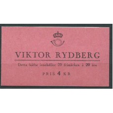 Suecia - Carnet 1945 Yvert 315a ** Mnh Victor Rydberg poeta