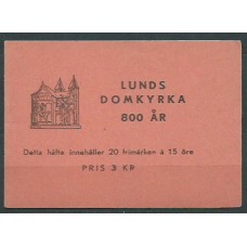 Suecia - Carnet 1946 Yvert 319a ** Mnh Catedral de Lund