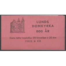 Suecia - Carnet 1946 Yvert 320a ** Mnh Catedral de Lund