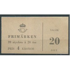 Suecia - Carnet 1951 Yvert 358a ** Mnh Gustavo VI