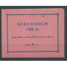 Suecia - Carnet 1953 Yvert 376a ** Mnh Estocolmo