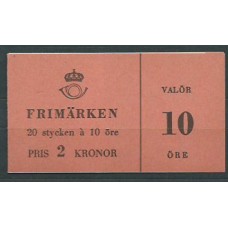 Suecia - Carnet 1954 Yvert 381a ** Mnh Gustavo VI