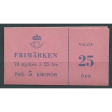 Suecia - Carnet 1954 Yvert 382a (I) ** Mnh Gustavo VI