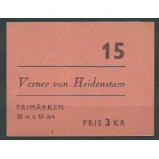Suecia - Carnet 1959 Yvert 440a ** Mnh Poeta