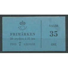 Suecia - Carnet 1961 Yvert 467a(I) ** Mnh