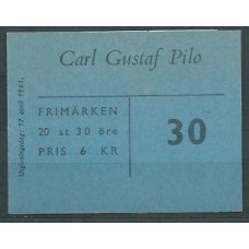 Suecia - Carnet 1961 Yvert 482 ** Mnh Gustaf Pilo pintor