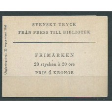 Suecia - Carnet 1961 Yvert 486a ** Mnh
