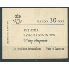 Suecia - Carnet 1965 Yvert 520a ** Mnh  Ruinas de Visby