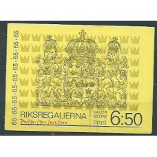 Suecia - Carnet 1971 Yvert 702/6 ** Mnh Tesoros reales