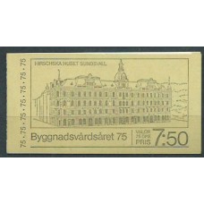 Suecia - Carnet 1975 Yvert 887 ** Mnh Arquitectura