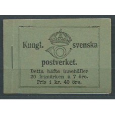 Suecia - Carnet 1918-19 Yvert 97 ** Mnh