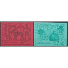 Suecia - Carnet 1977 Yvert 985-988 ** Mnh Navidad
