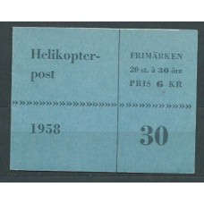 Suecia - Carnet 1958 Yvert Aereo 8a ** Mnh