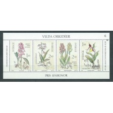 Suecia - Correo 1982 Yvert 1187/90 ** Mnh Flores