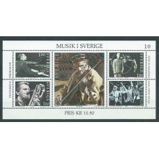 Suecia - Hojas Yvert 11 ** Mnh Música