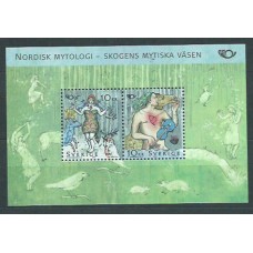 Suecia - Hojas Yvert 31 ** Mnh Mitología