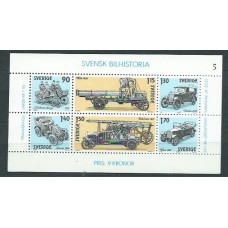 Suecia - Correo 1980 Yvert 1100/5 ** Mnh Automóviles