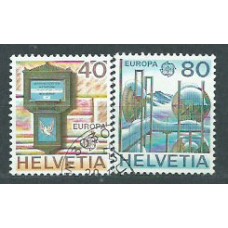 Suiza - Correo 1979 Yvert 1084/5 o Europa